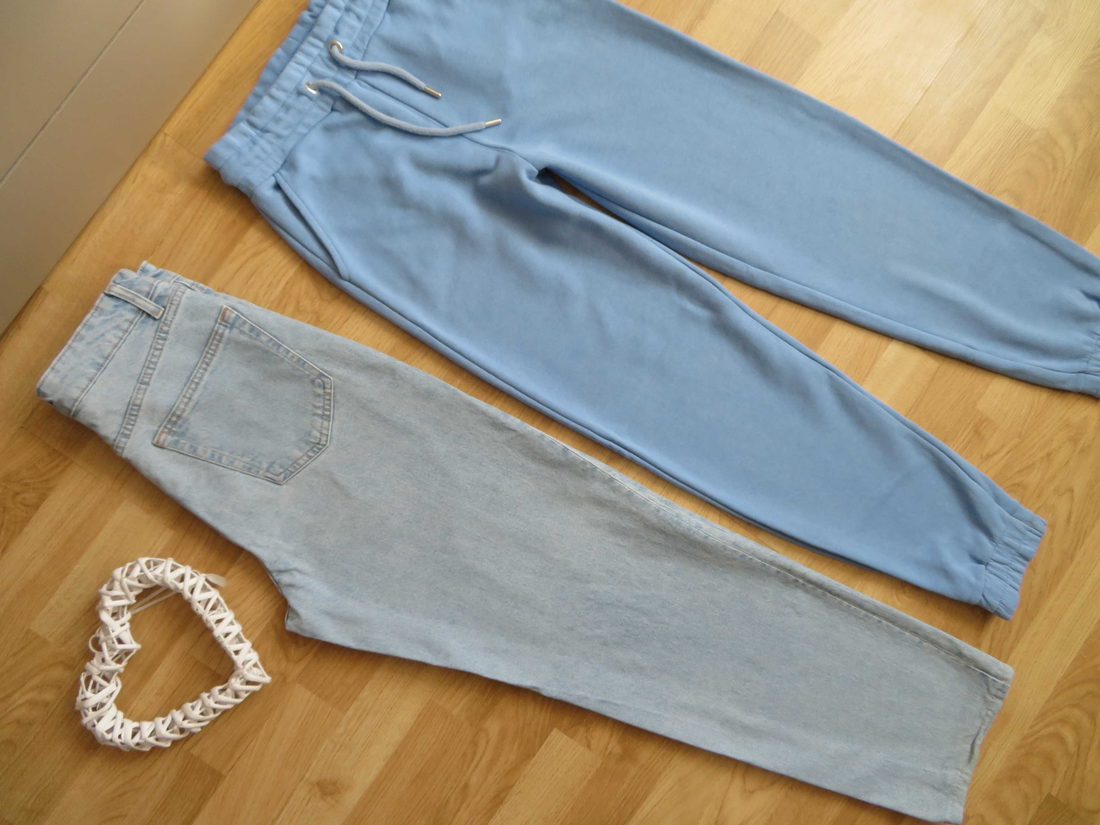 H&M  spodnie dżinsowe jeansowe damskie dziewczęce dżinsy jeansy  34 XS