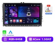 Radio Nawigacja Carplay 4/64Gb Vw,Golf,Seat,Polo,Touran