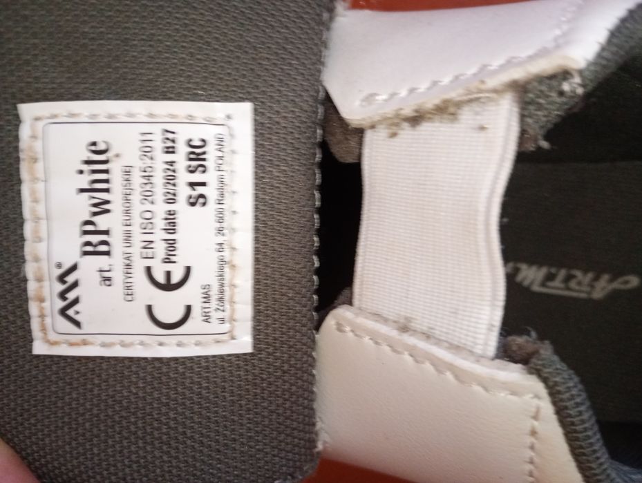 Buty robocze białe do piekarni