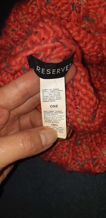 Czapka szalik pompony Reserved