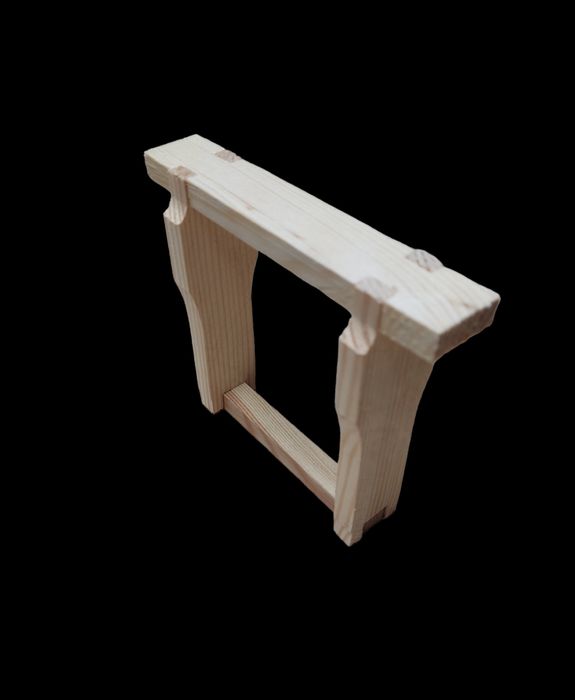 Mini ramka do ulika weselnego czopowana prosta Hoffmanowska