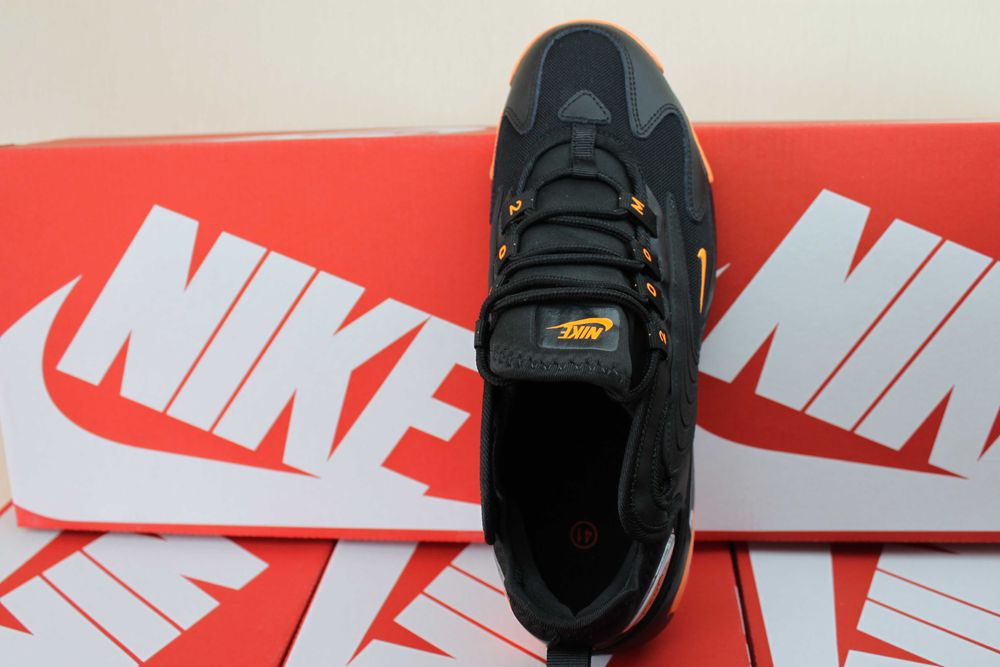 Nike ZOOM 2K - черно-оранжевые кроссовки кеды кросівки (5225чер/оранж)