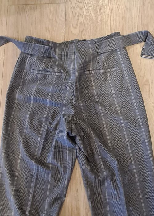 iBlues (Max Mara) - damski garnitur w szarą kratkę