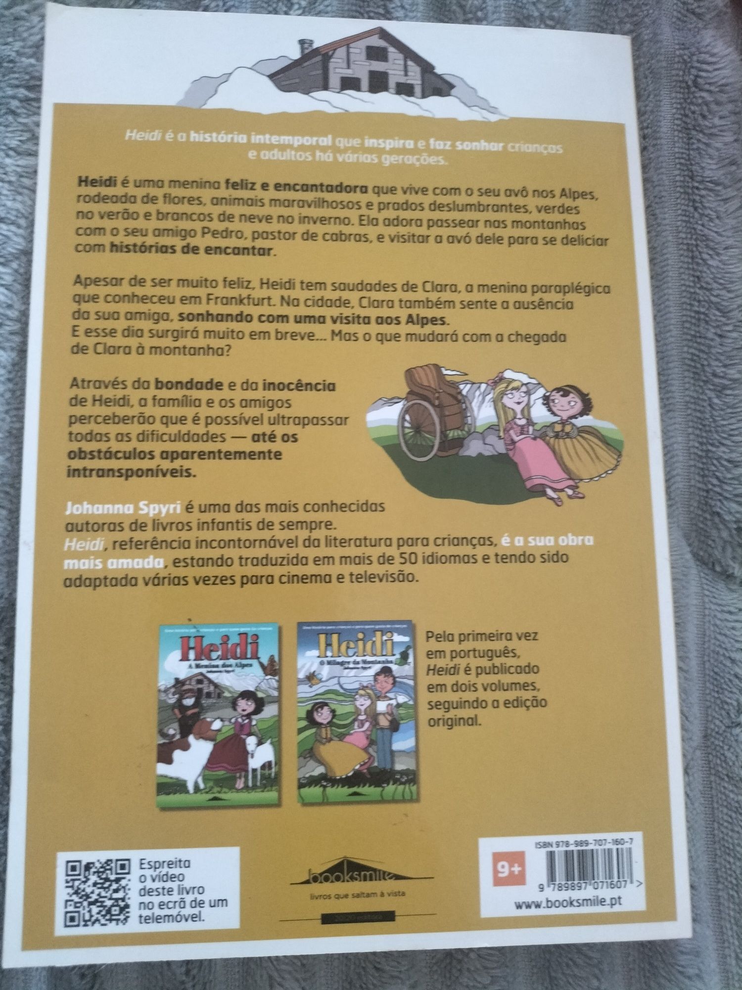 Livro "Heidi - O milagre da montanha"