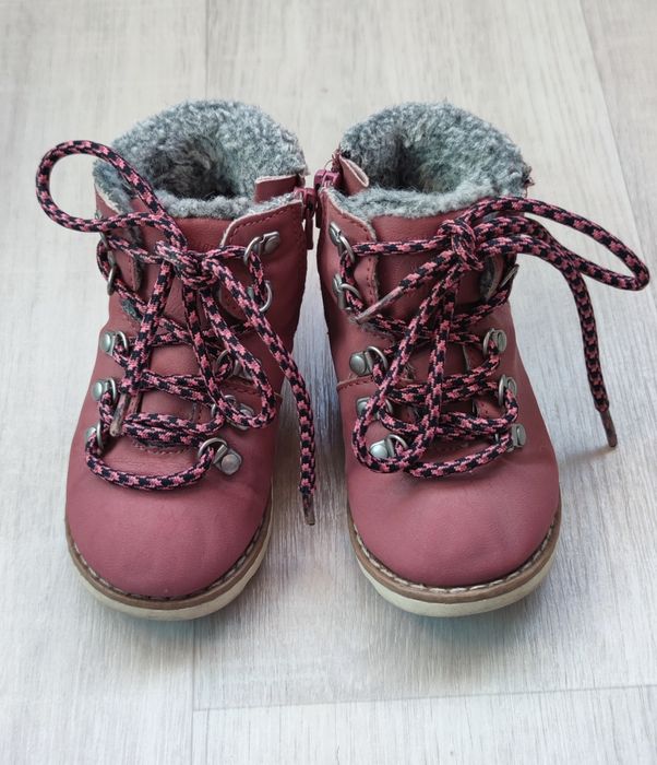 Черевики зимові Zara на дівчинку ботинки зимние на девочку