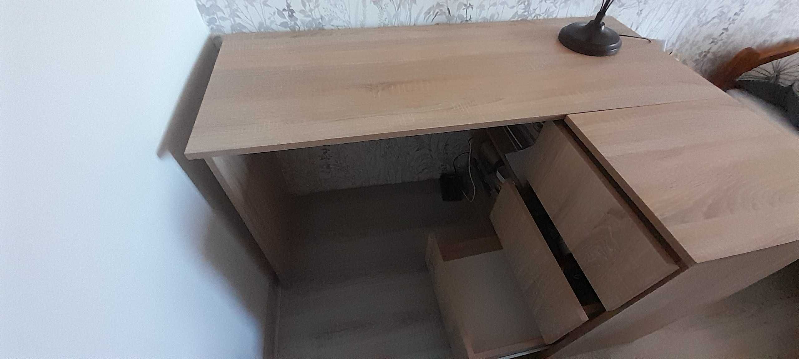Biurko + panel IKEA