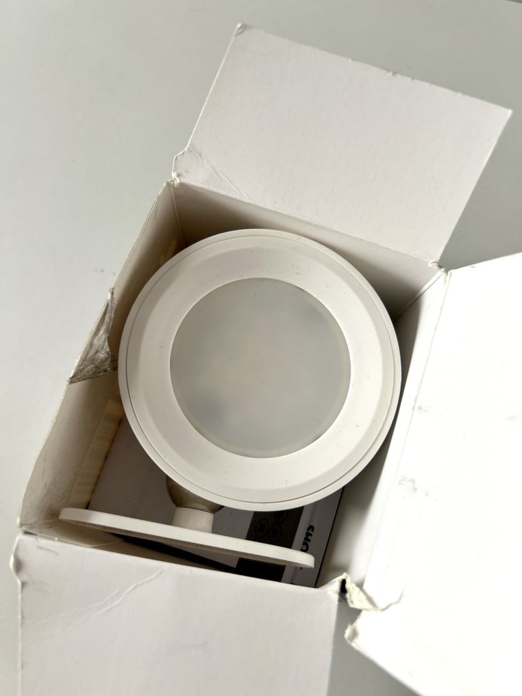 NOWA Lampka ścienna LED na baterie biała Livarno Home