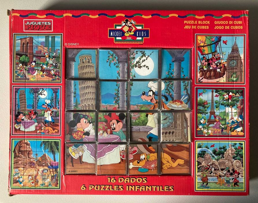 Puzzles de Cubos Mickey For Kids