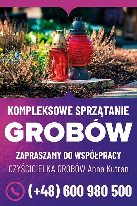 Sprzątanie i opieka nad grobami Wałbrzych i okolica.