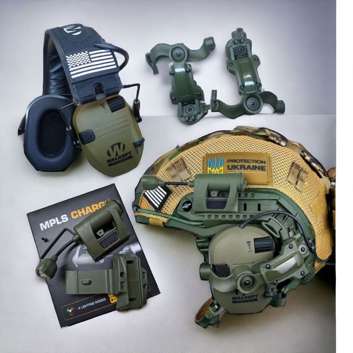 Комплект! Активні навушники Walker's+чебурашки+ліхтар. Валкерс,волкер