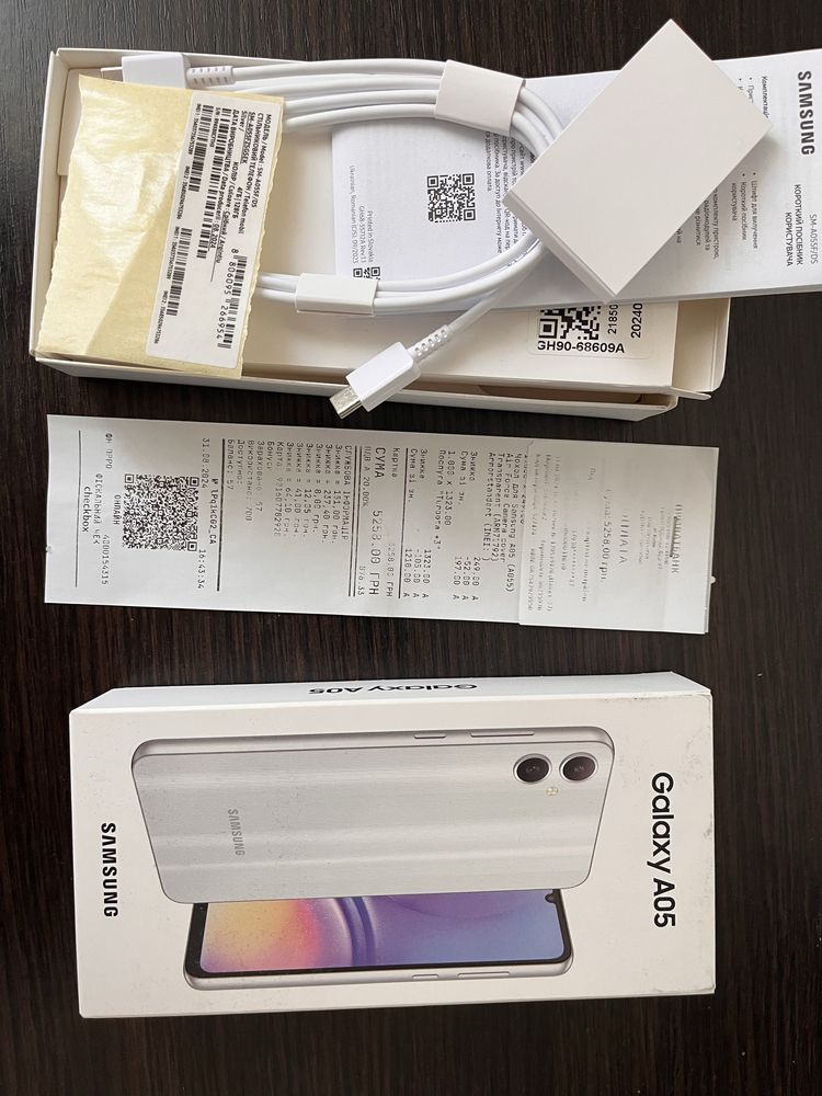 SAMSUNG Galaxy A05 4/128Gb SM-A055F Dual Sim Silver