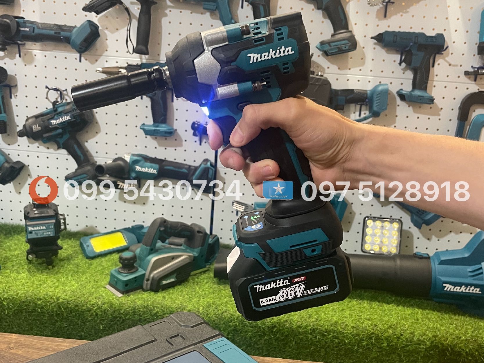 Гайковерт Makita DTW500BL Акумуляторний Безщітковий 36V Витоверт Імпак