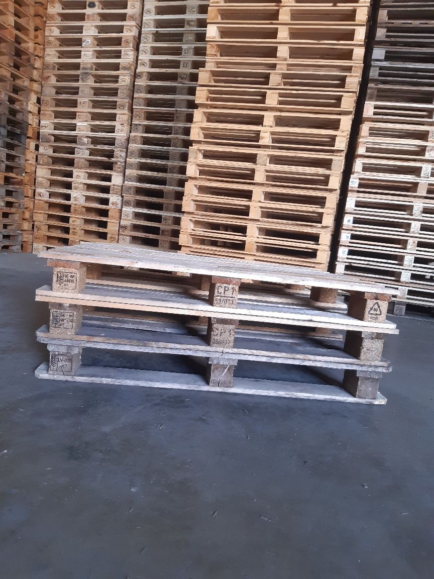 Europaletes novas/usadas e paletes industriais 120x100.