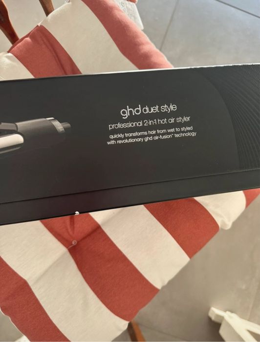 Prancha cabelo GHD 2 em 1 Duet style preta