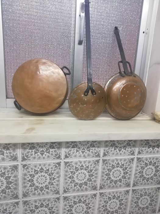 Peças  em  cobre.