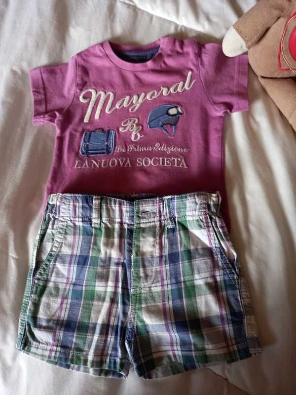 Conjunto mayoral bebé 36 meses novo.