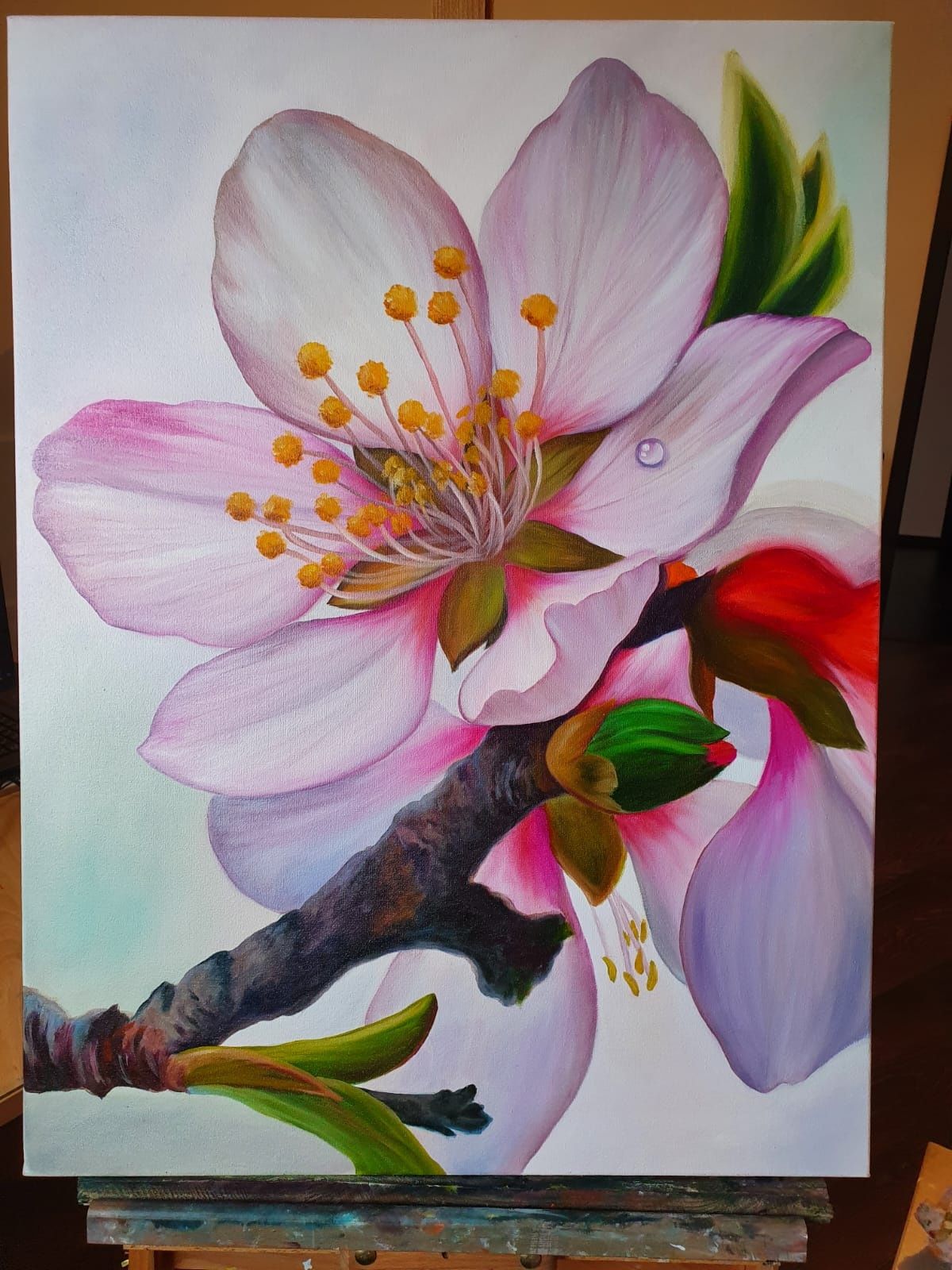 Картина Весняна квітка олією