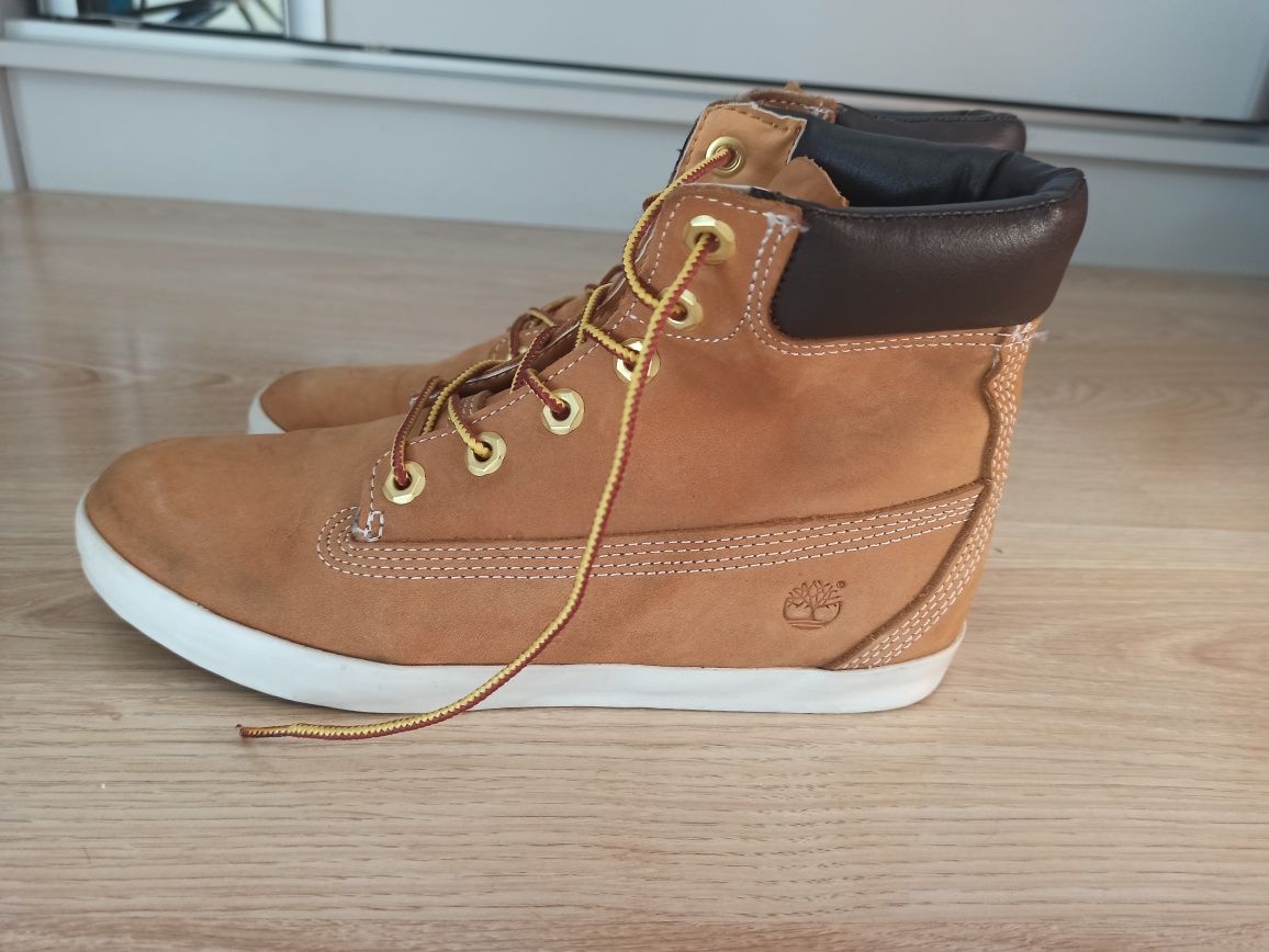 Timberland trapery 38,5 skóra jesien wiosna