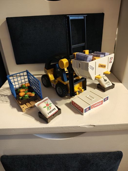 Wózek widłowy zabawka dla chłopca