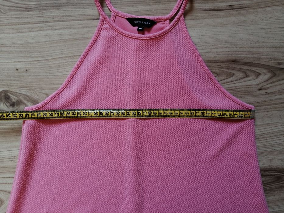 NOWA letnia luźna różowa sukienka na ramiączkach New Look 38 M