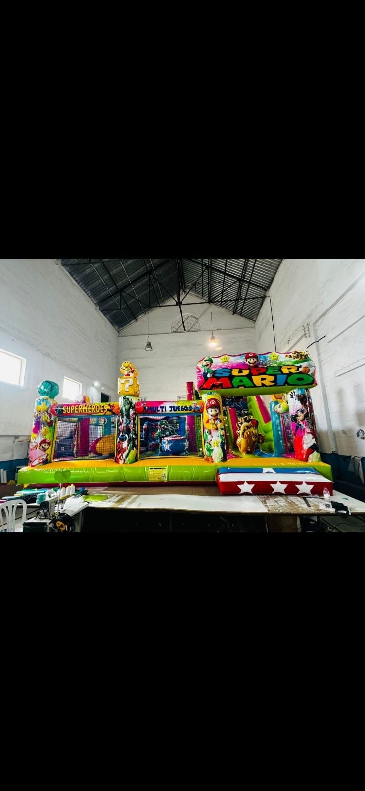 Venda de insufláveis novos