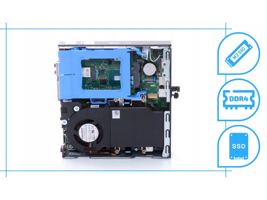 komputer mini pc dell 3070 tiny i5 9gen 512ssd 16gb win11 wydajny