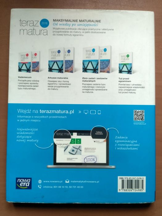 Teraz matura Matematyka Zbiór zadań i zestawów maturalnych