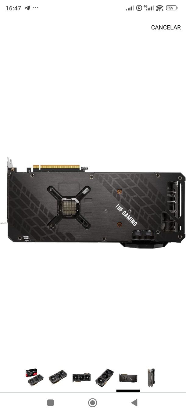 Placa gráfica TUF GAMING RX 6900 XT 16GB