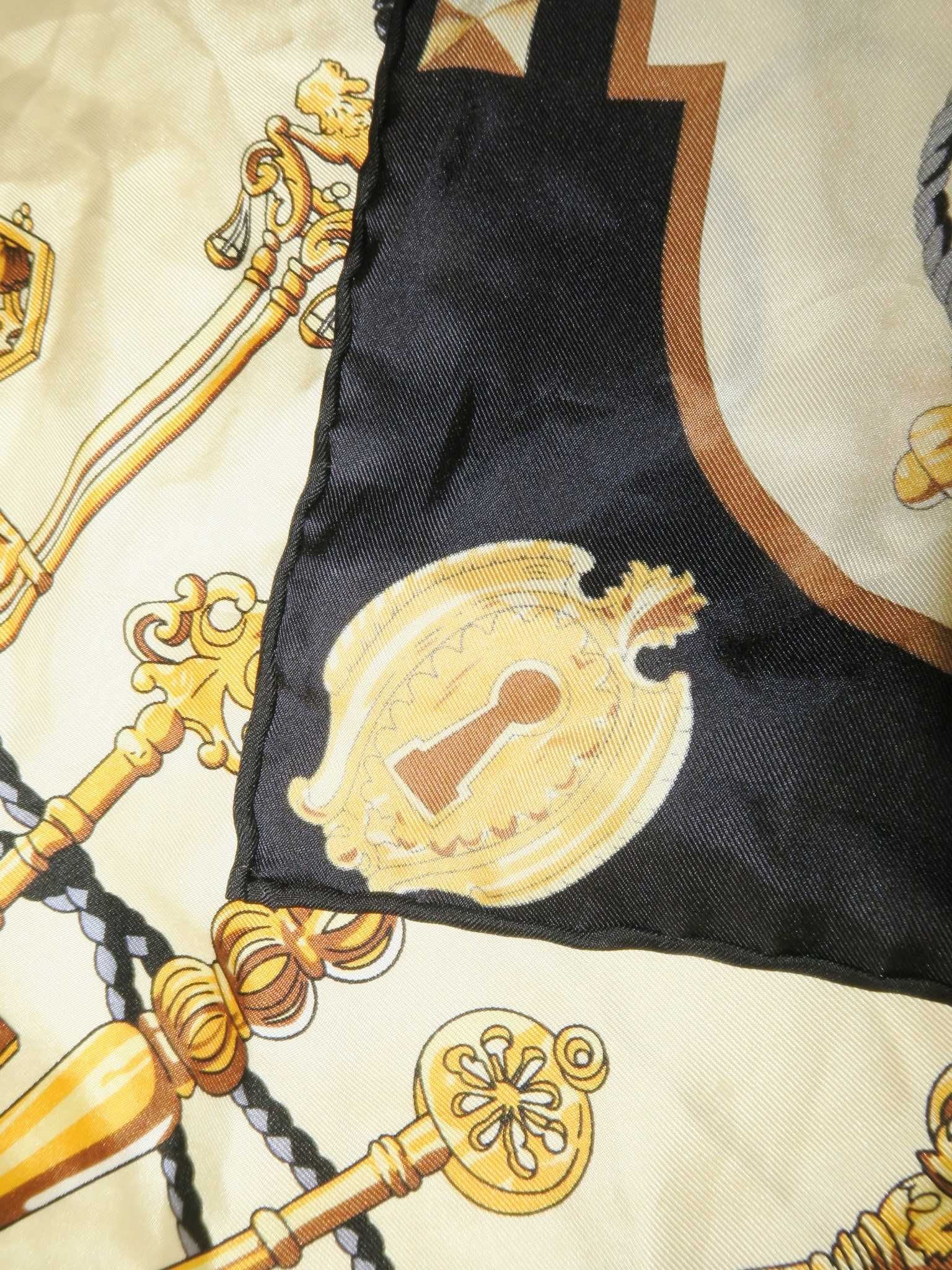 Hermes vintage chusta jedwabna silk szal