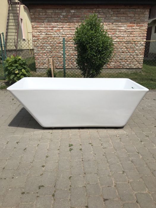 Ванна з переливом 165 см (00118) ванна акрилова