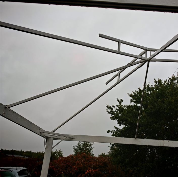 Wiata ogrodowa-konstrukcja 4x3