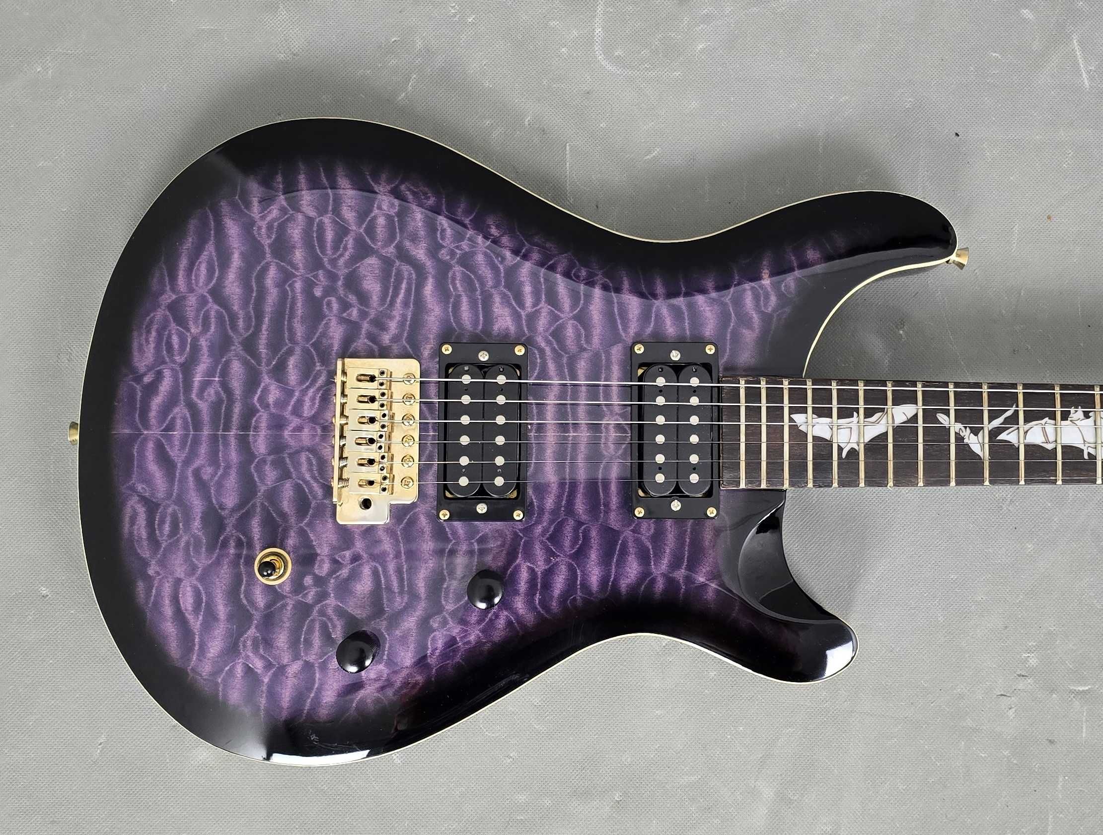 PRS SE Paul Allender Purple Burst Gitara. Chińska Bardzo Dobra Kopia
