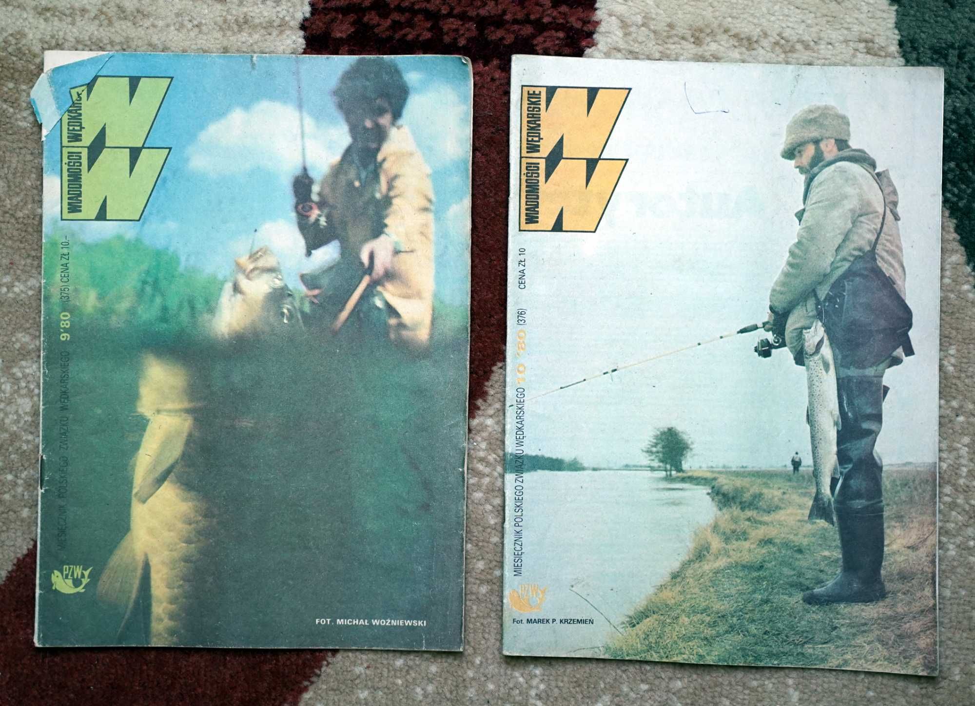 Wiadomości wędkarskie - 2 numery 1980 r