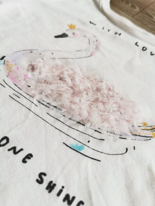 Koszulka bluzka niemowlęca dla dziewczynki