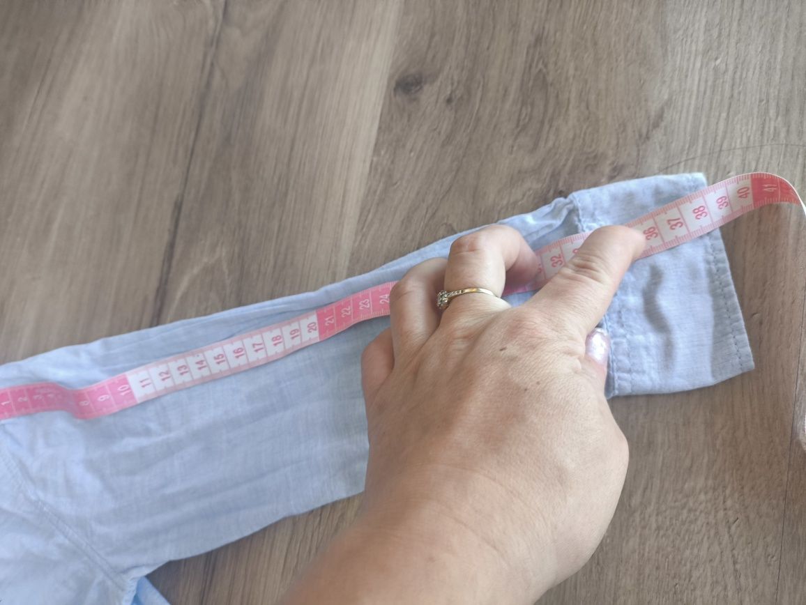 Elegancki komplet Reserved h&m, koszula z długim rękawem sweter