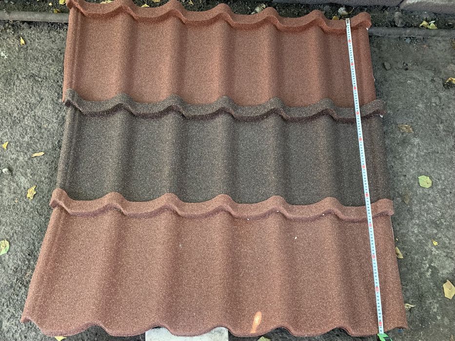 Композитна черепиця з камяним посипанGerard Diamant 1150x400 мм rosso