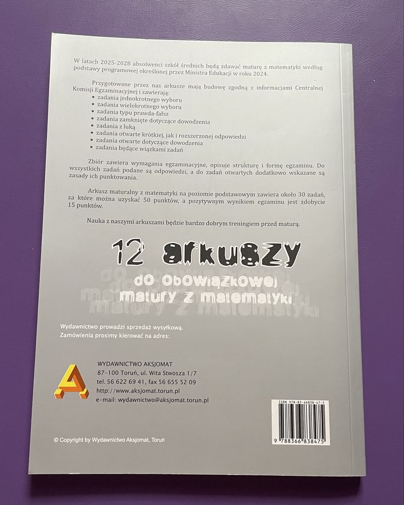 Arkusze Maturalne z Matematyki - Poziom Podstawowy