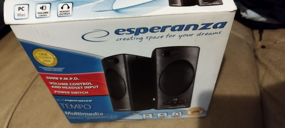 Głośniki Esperanza nowe