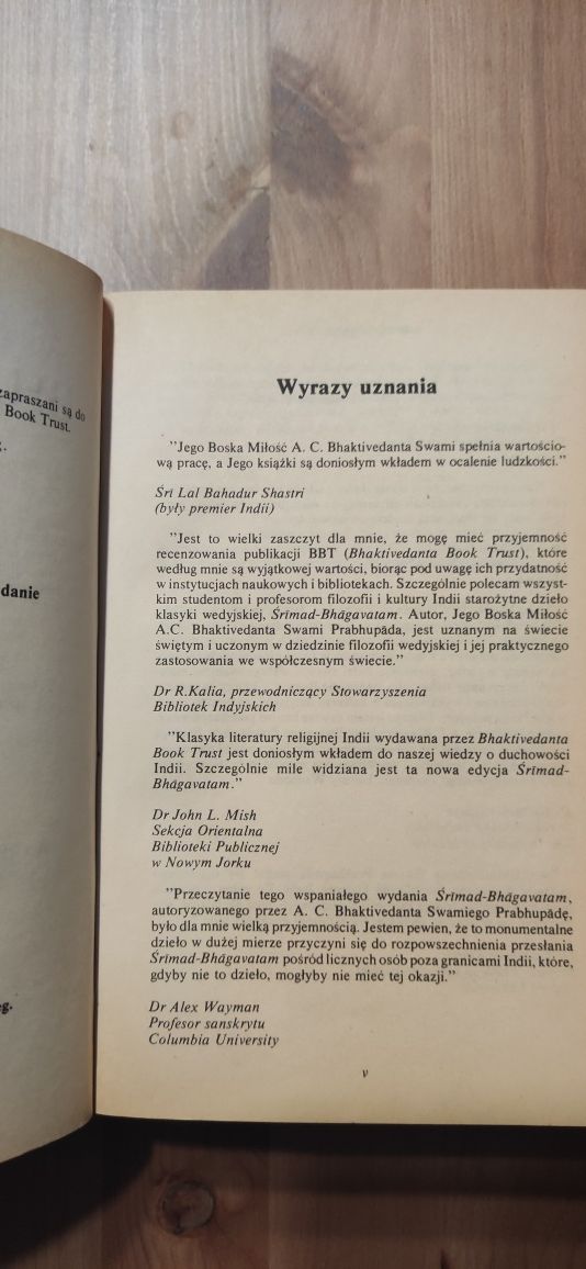 Śrimad Bhagavatam Canto Piąte