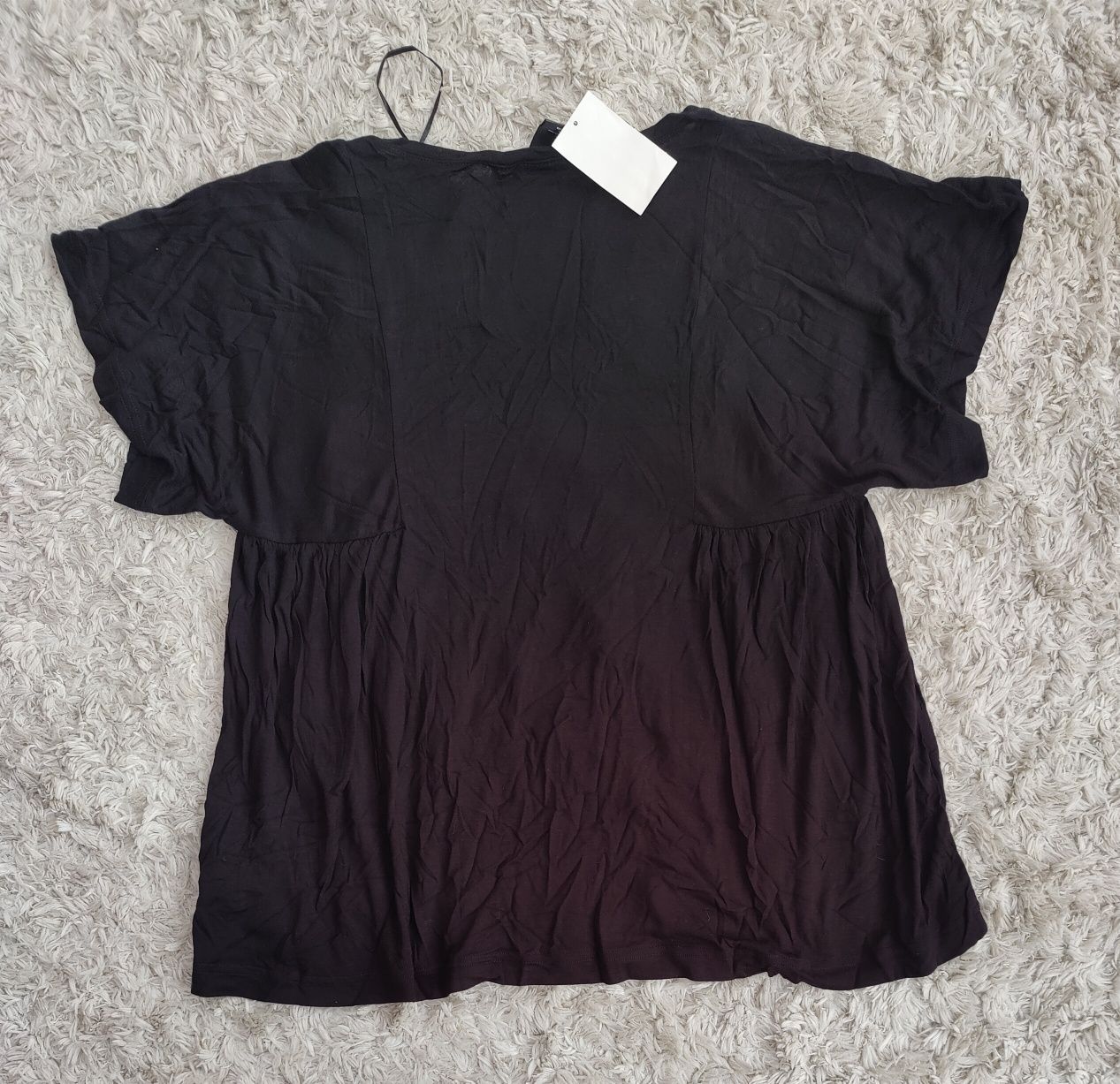 Nowa czarna luźna bluzka H&M