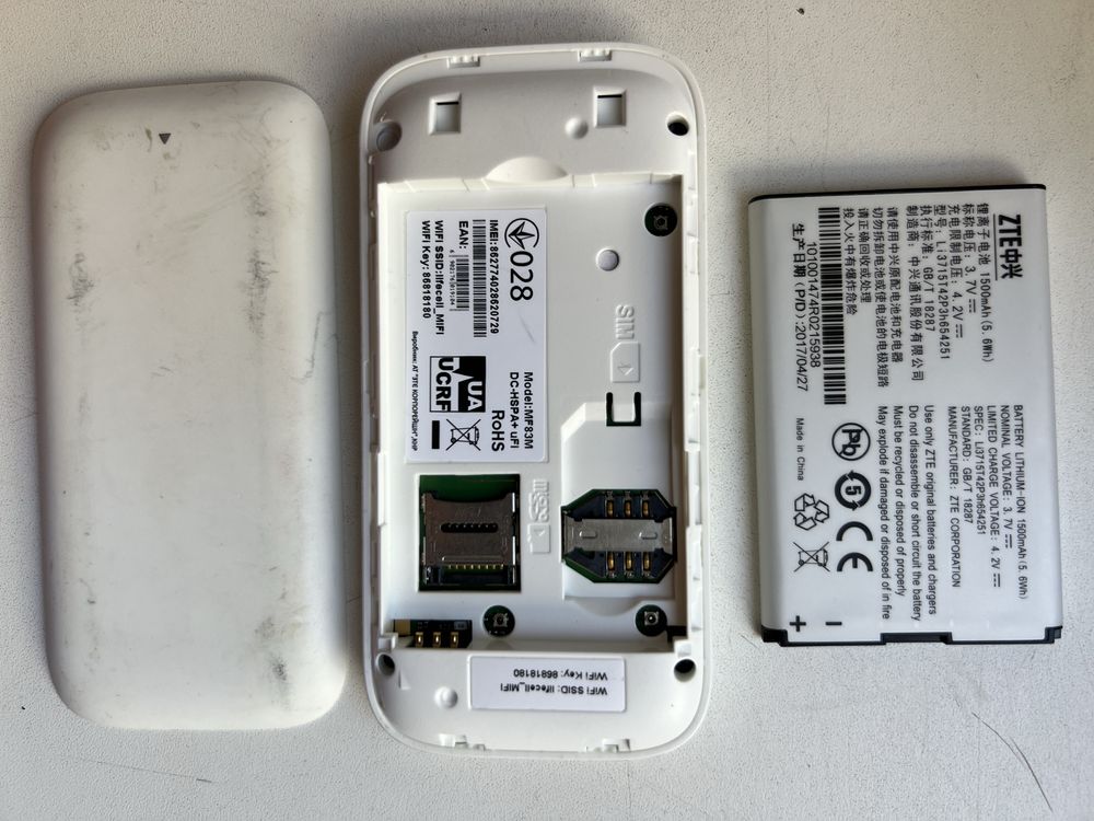 Мобильный 3G WiFi роутер ZTE MF83M