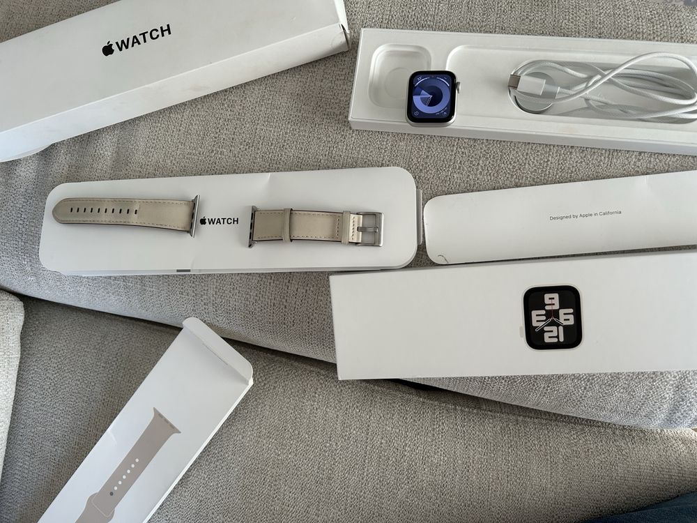 APPLE Watch SE 2gen GPS 40mm koperta z aluminium MNJP3WB/A A2722 FV23%