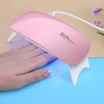 LED+UV лампа для маникюра SUN mini 6W  от  usb с таймером белая