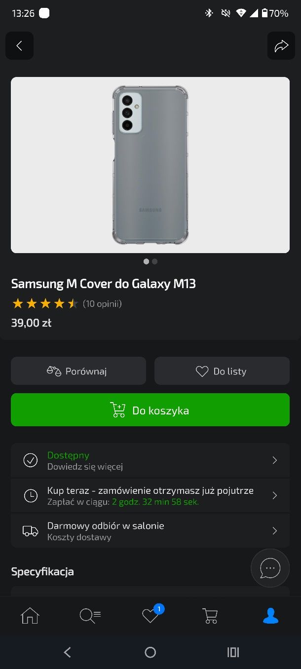 Etui marki araree do Samsung Galaxy M13