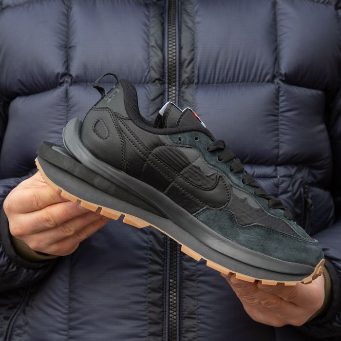 БЕЗКОШТОВНА ДОСТАВКА‼️Nike VaporWaffle Sacai Black/Brown (Чорні),сакаі