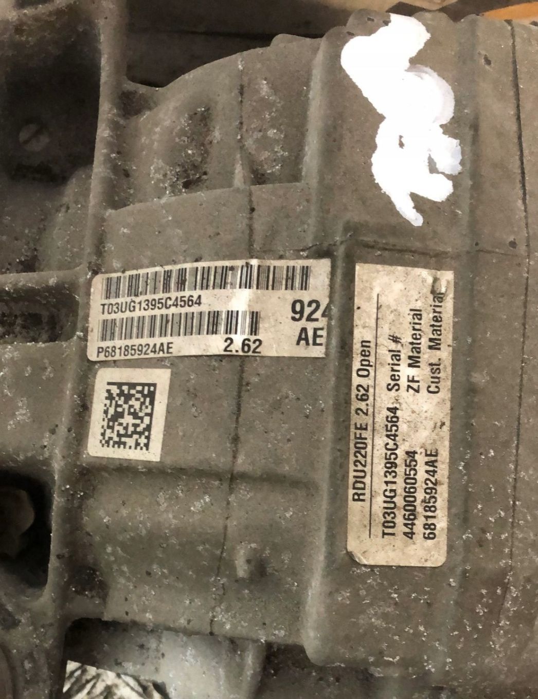 most dyfer tył 2.62 5.7 DODGE CHARGER CHALLENGER 2015-