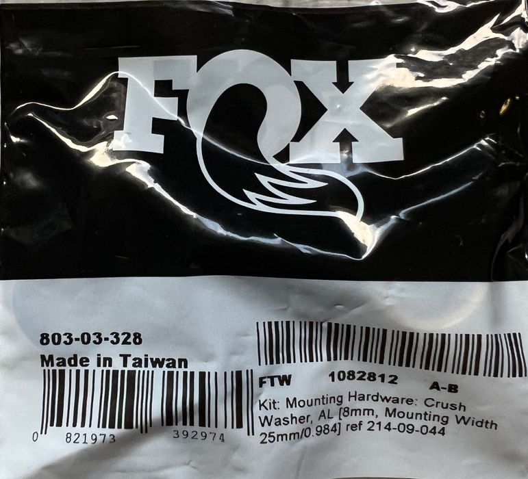 FOX Mounting Hardware 8 mm. /25 mm.-803.03.328
