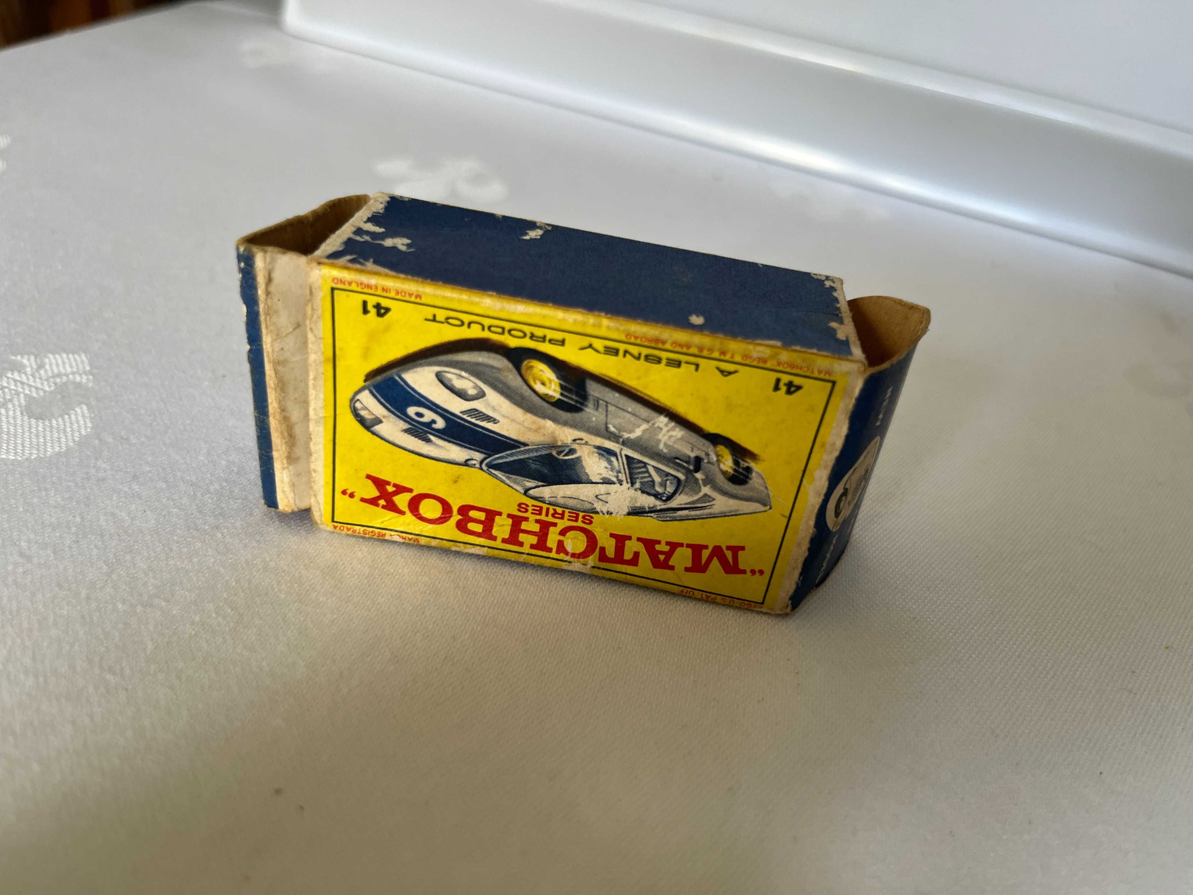 Caixa Vazia (empty box) de 41 Matchbox Lesney Ford GT 1ª Série/England