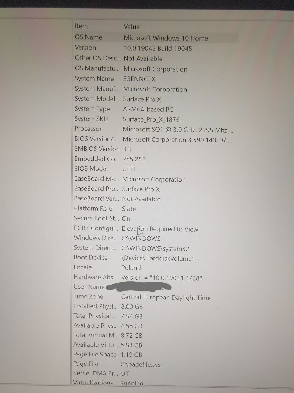 Microsoft Surface Pro X LTE