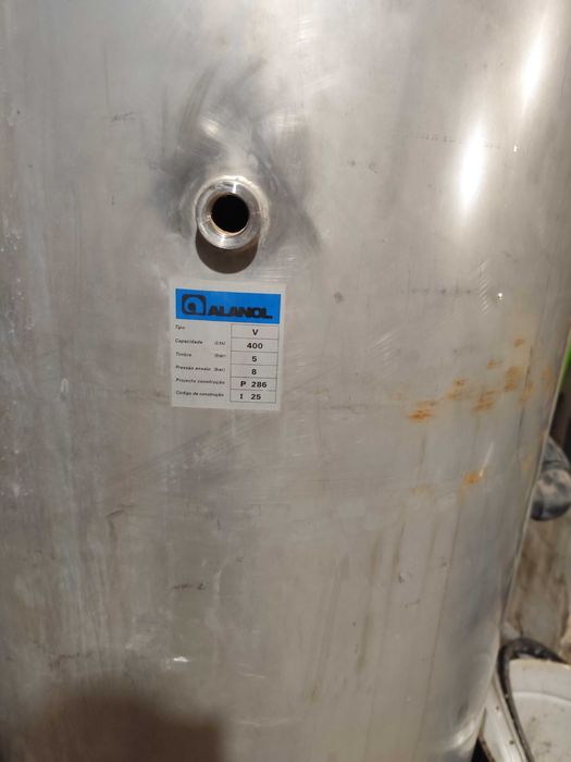 Balão em inox alanol 400lts